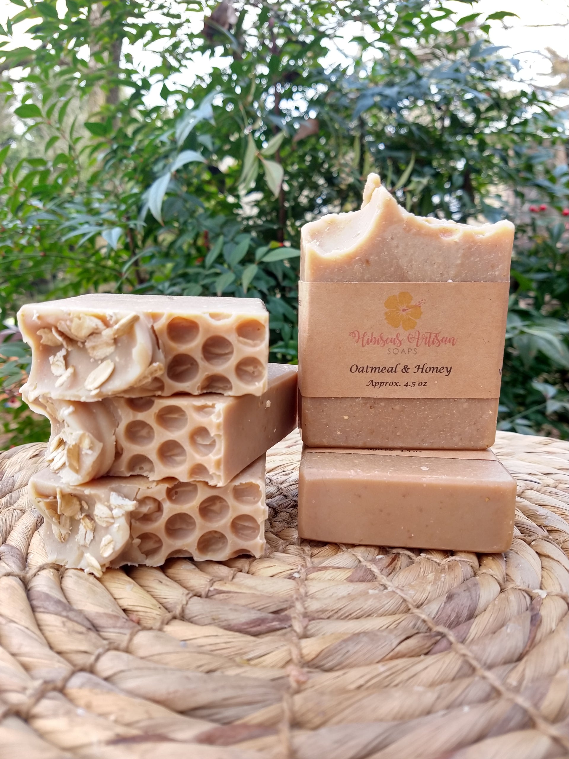 Honey and Oats Goat Milk Soap (Unscented) - Silly Goats Soap Company